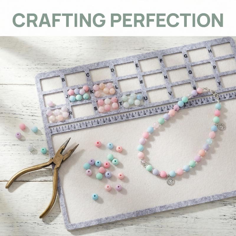 Jewelry Making Board - Keçe Boncuk Matı Dikdörtgen Keçe Boncuk