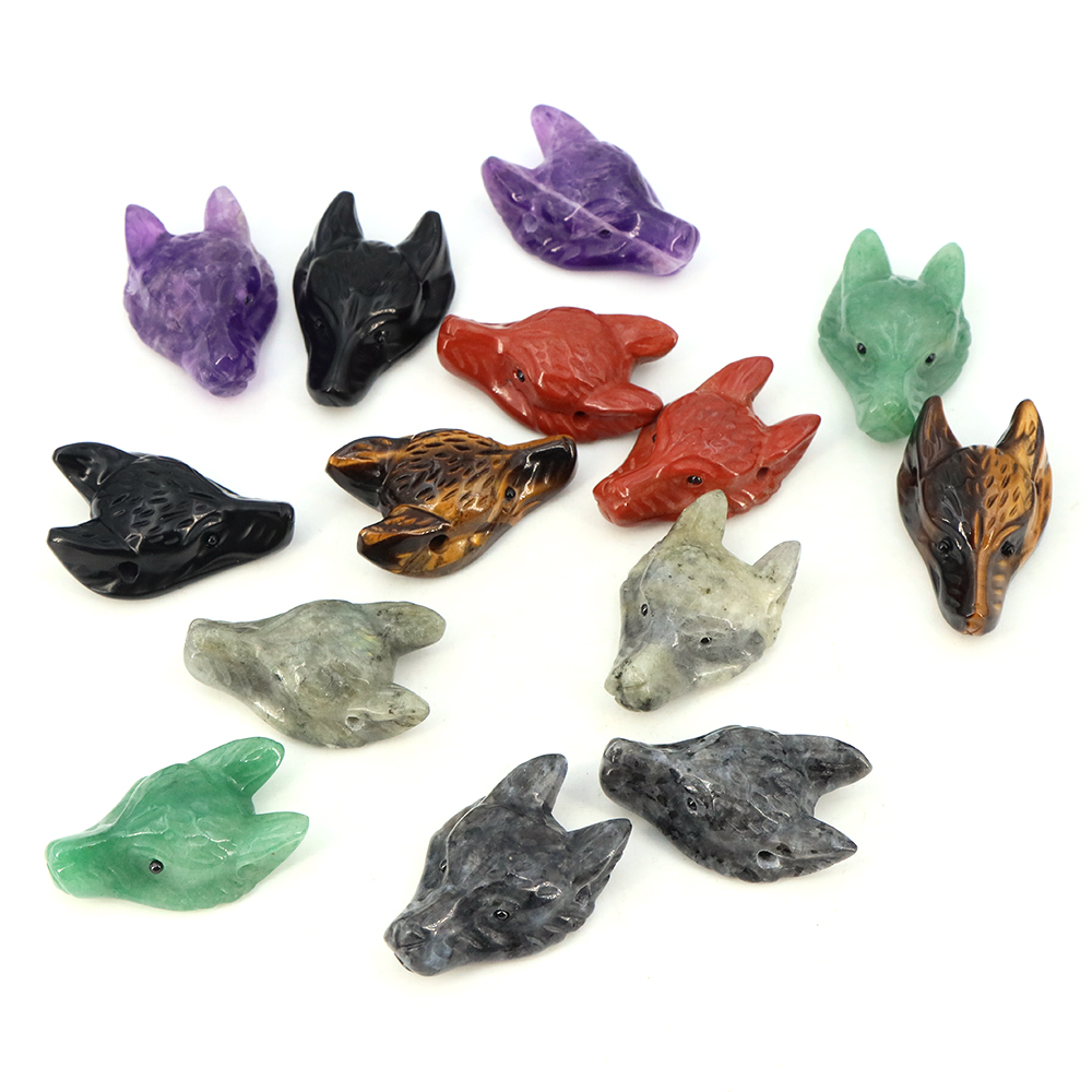 40mm Kurt Başı Taş Kolye Doğal - Jewelry Making Gemstones incelemesi ve fiyatı