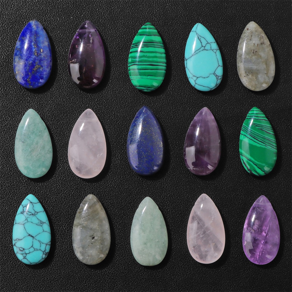 2 adet doğal gözyaşı taşı koly - Jewelry Making Gemstones incelemesi ve fiyatı