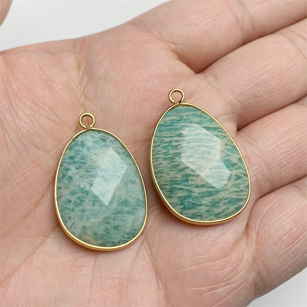 2 adet Yumurta Şekli Taş Kolye - Jewelry Making Gemstones incelemesi ve fiyatı